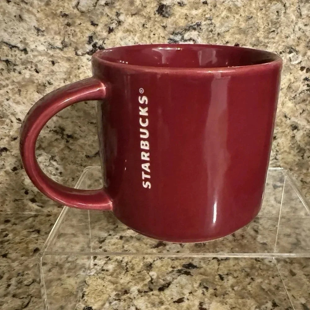 Starbucks 14floz Maroon Coffee Mug